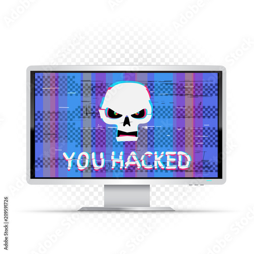 you hacked text on wide monitor