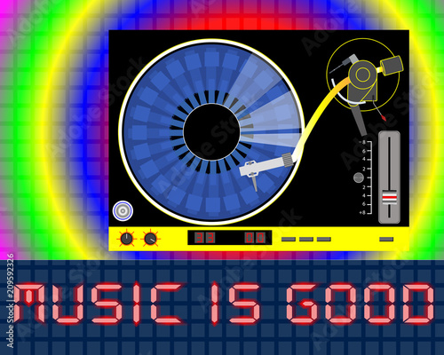 music vinyl player
