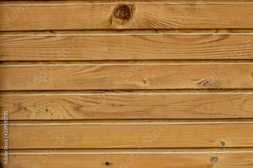 Yellow wooden planks wall background 