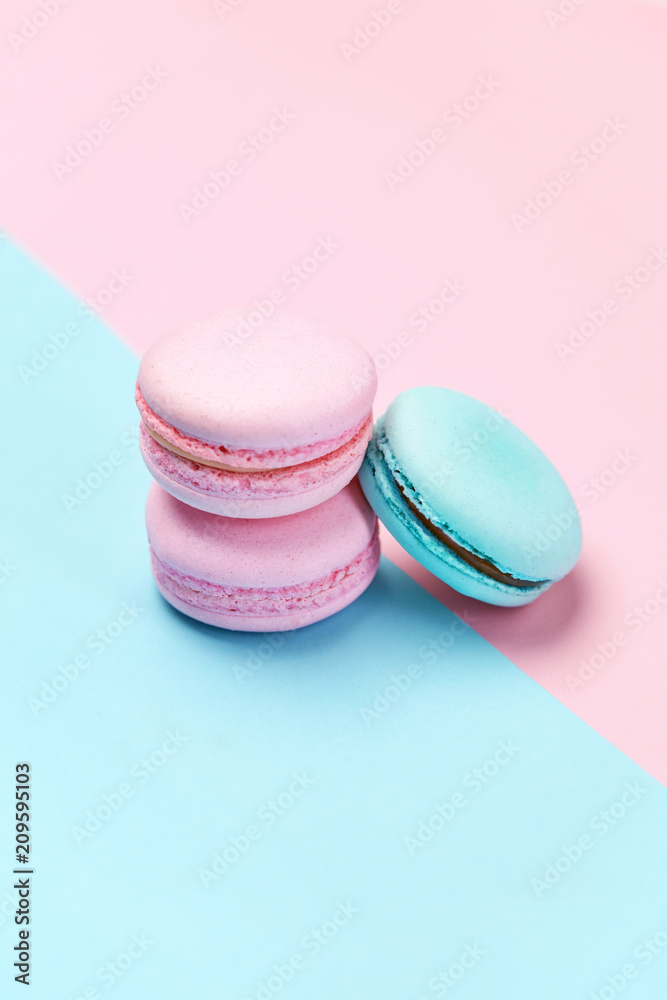 Sweets. Colorful Macaroons Background Sweets. Colorful Macaroons Background