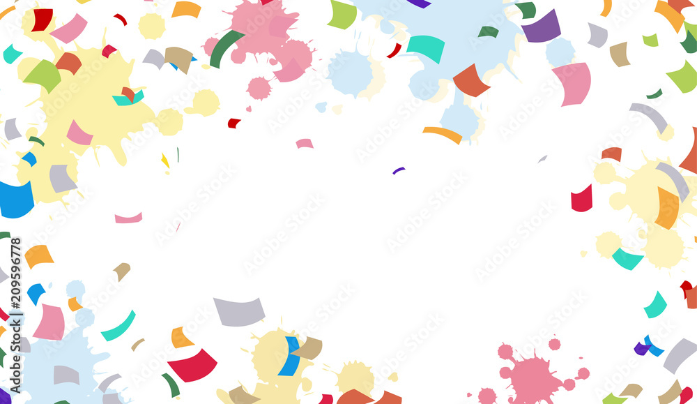 Obraz premium Bright colorful background with ribbons