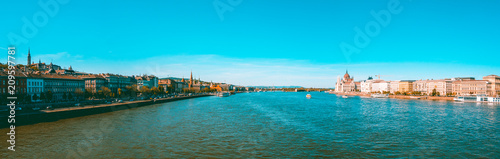 panoramic overview about budapest