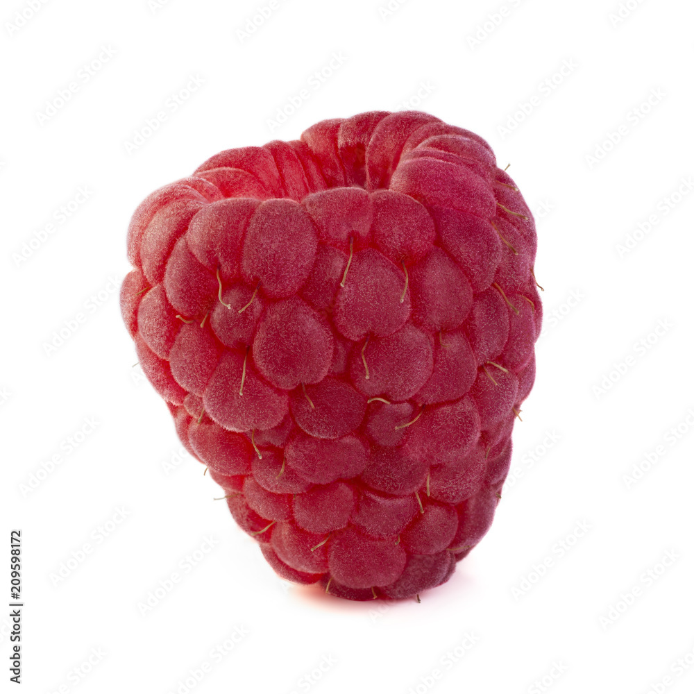 Fresh raspberry isolated on a white background Fresh raspberry isolated on a white background