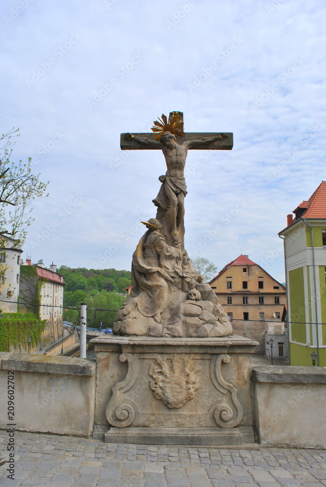 Krzyż - Gotycki most - Kłodzko
