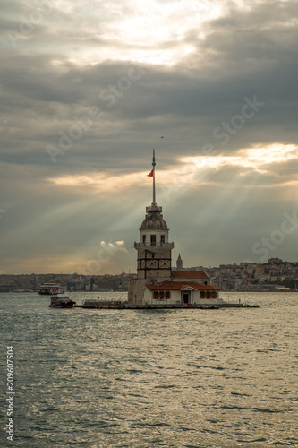 Photography Maiden Tower is most beautiful architecture in Istanbul