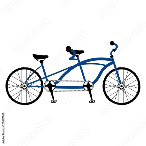 Double bicycle icon