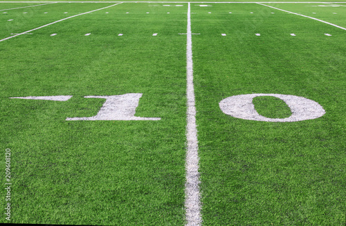 Wallpaper Mural 10 yard line on football field Torontodigital.ca