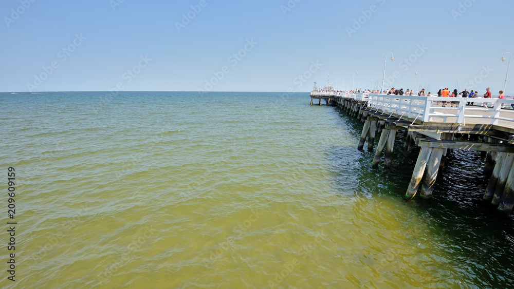 Fototapeta premium Molo w Sopocie, Polska