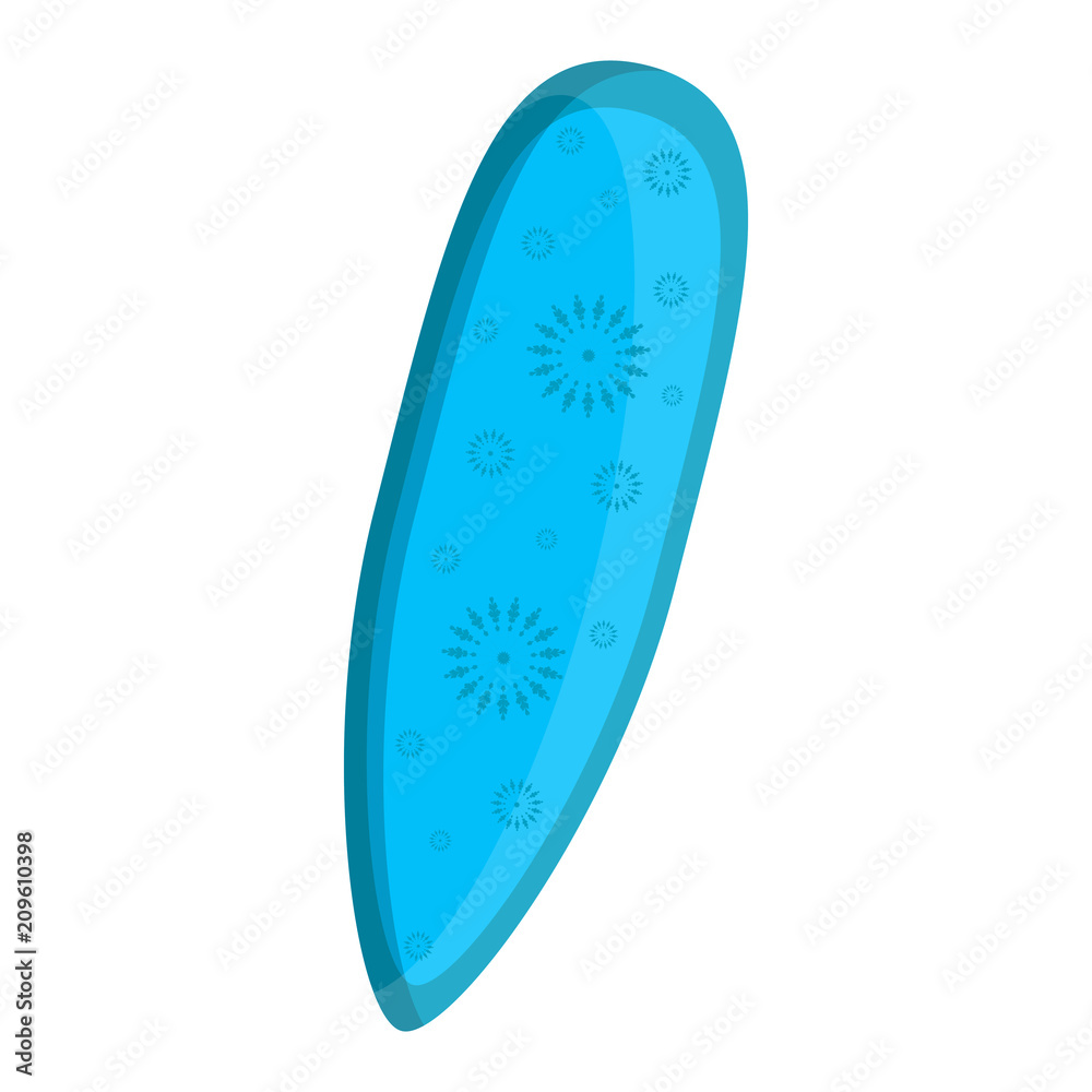 Isolated surfboard icon Isolated surfboard icon