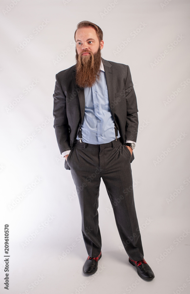 beard and suit looking cool beard and suit looking cool