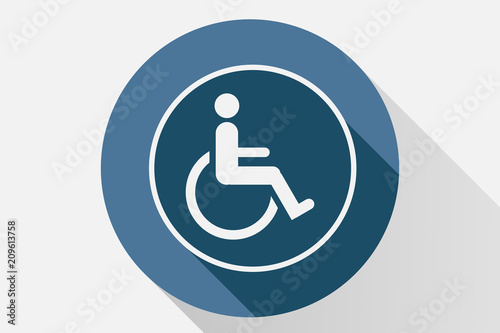 Icono de silla de ruedas.