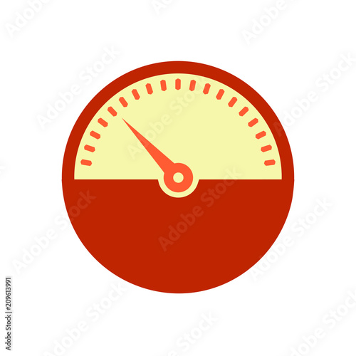 Vector line meter icon. Meter Icon Object. Counter. Vector.