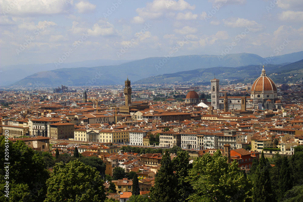 View of Florence from Piazza Michelangelo