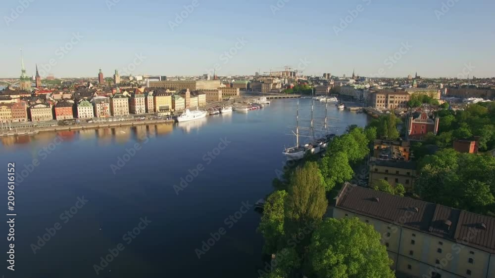 Aerial view of Stockholm City Aerial view of Stockholm City