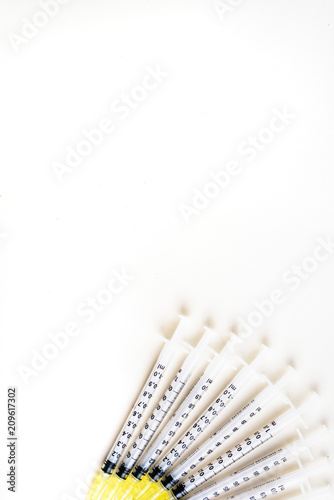 Fine syringes for use in medicine