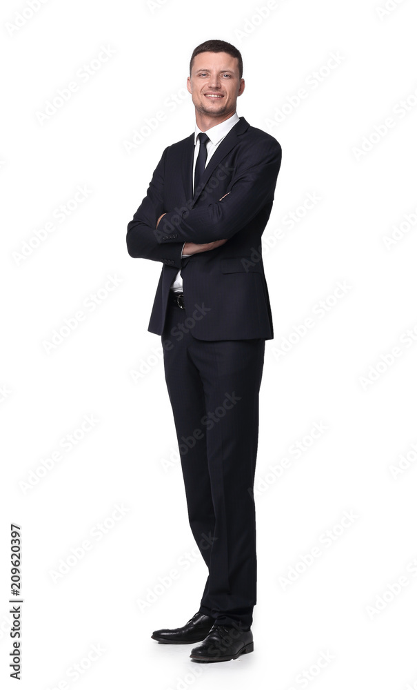 portrait in full growth. a successful businessman portrait in full growth. a successful businessman