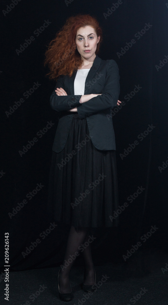 Fashionable beautiful businesswoman Fashionable beautiful businesswoman