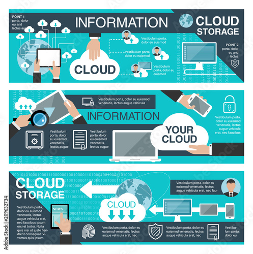 Cloud data storage and information technology