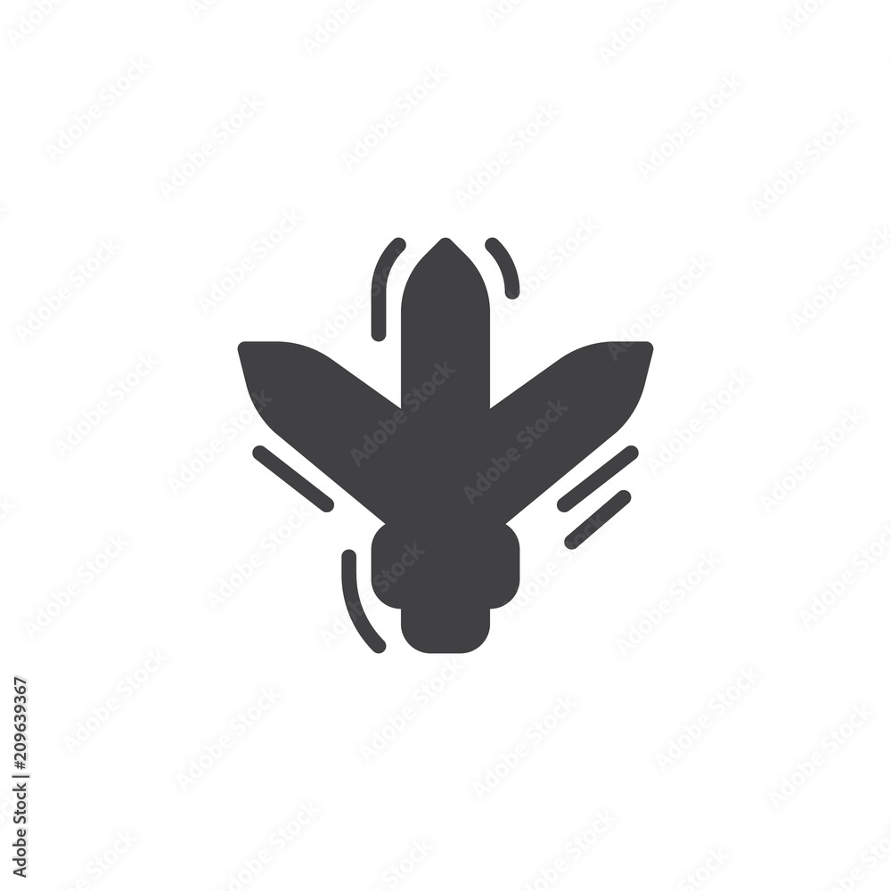 Obraz premium Dinosaur Footprint vector icon. filled flat sign for mobile concept and web design. Dinosaur Paw Print simple solid icon. Symbol, logo illustration. Pixel perfect vector graphics
