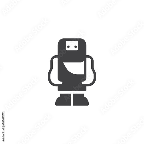 Troglodyte vector icon. filled flat sign for mobile concept and web design. simple solid icon. Symbol, logo illustration. Pixel perfect vector graphics