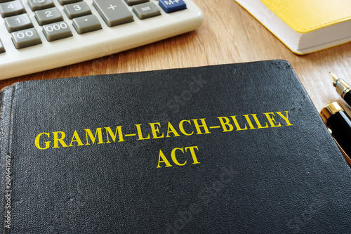 The Gramm–Leach–Bliley Act (GLBA) or Financial Services Modernization Act. photo