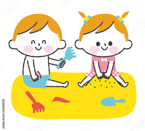 砂遊び 子供