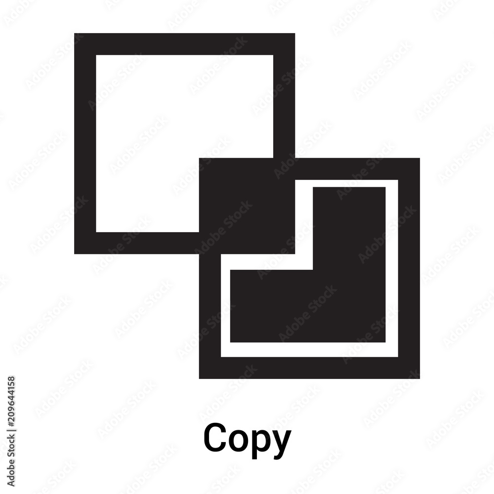 Copy icon vector sign and symbol isolated on white background, Copy logo concept, outline symbol, linear sign Copy icon vector sign and symbol isolated on white background, Copy logo concept, outline symbol, linear sign
