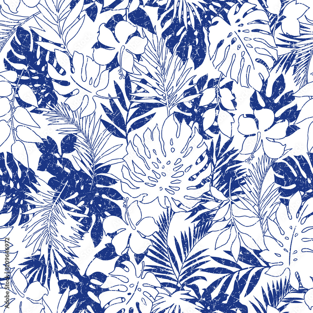 トロピカルリーフパターン