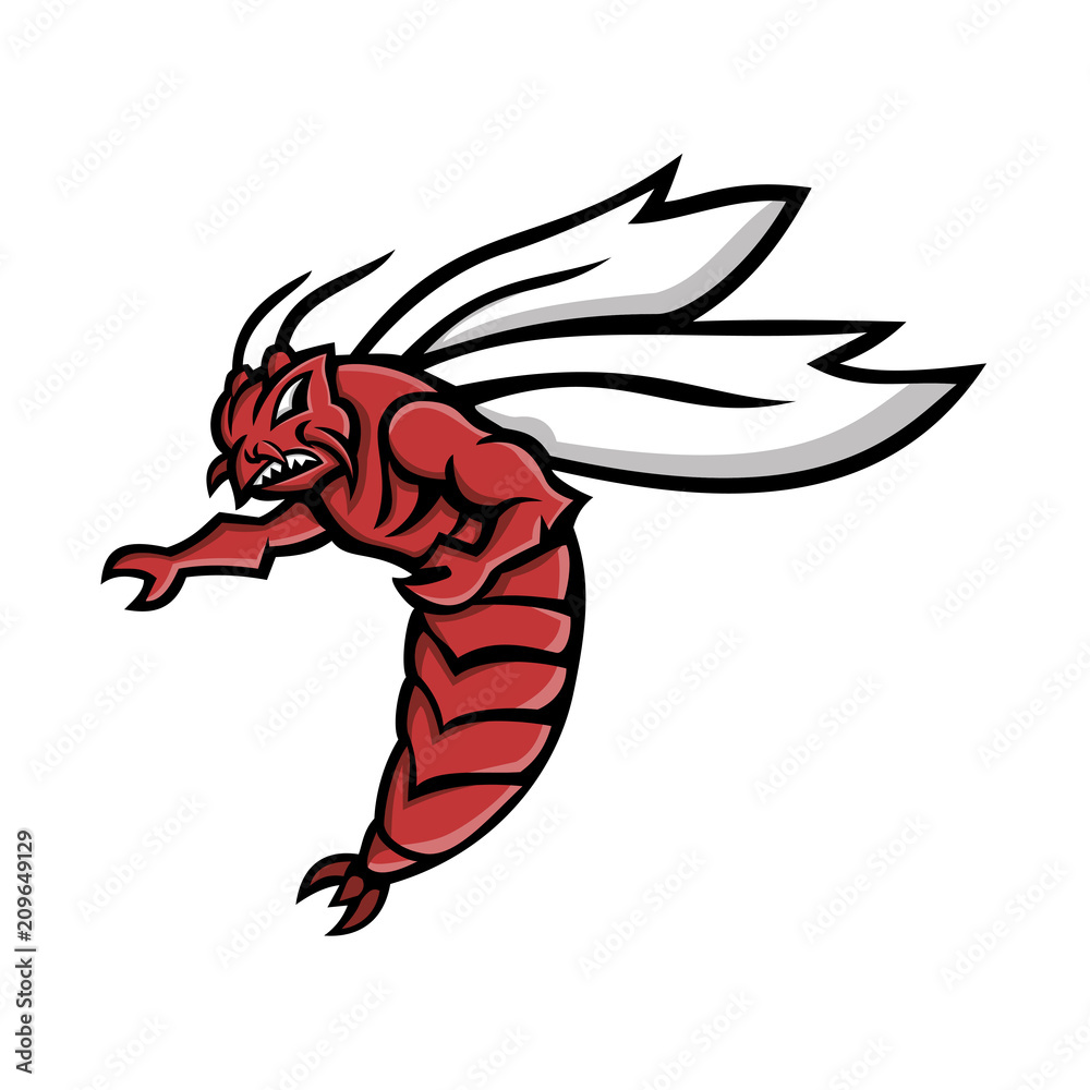 Obraz premium Florida Woods Cockroach Mascot