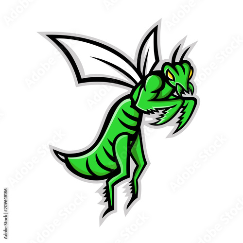 Praying Mantis Mascot