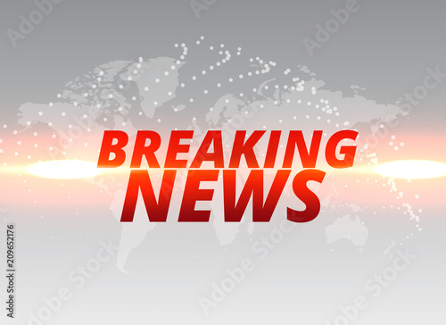 breaking news tv concept backdrop banner