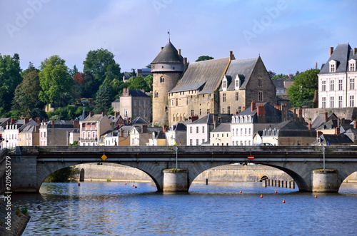 Laval town in France