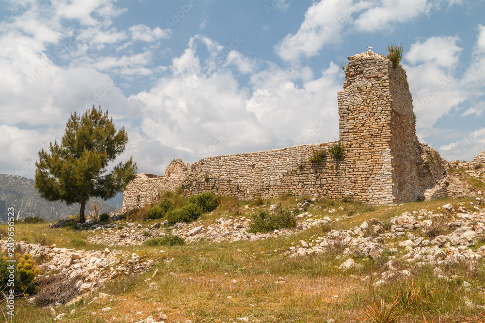Ruins of the ancient Rhodiapolis town, Turkey