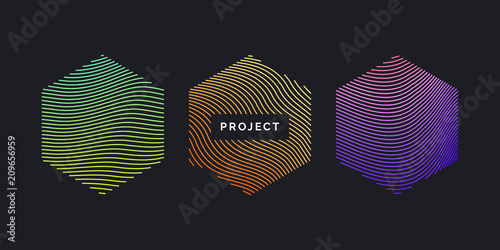 Vector abstract background with dynamic waves.