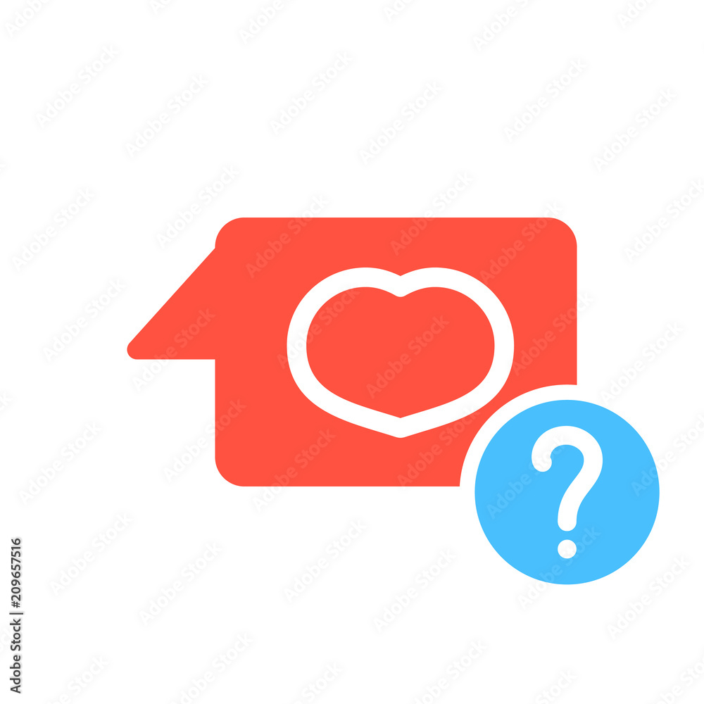 Chat icon, multimedia icon with question mark. Chat icon and help, how to, info, query symbol Chat icon, multimedia icon with question mark. Chat icon and help, how to, info, query symbol
