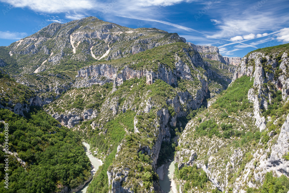 Gorges du Verdon, Rougon, Francia Stock Photo | Adobe Stock