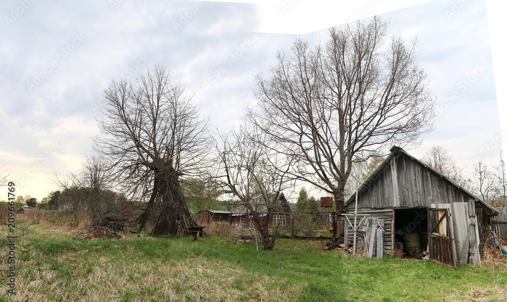 panorama of the countryside in the spring panorama of the countryside in the spring