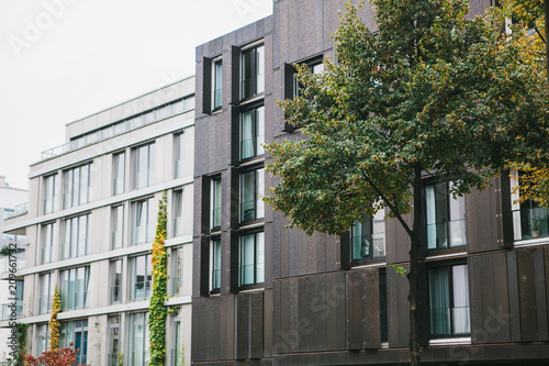 The usual residential building in Berlin in Germany