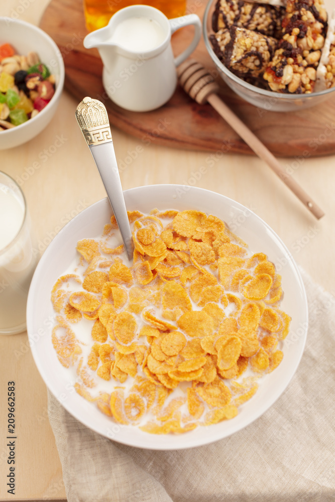 Bowl of healthy muesli Bowl of healthy muesli