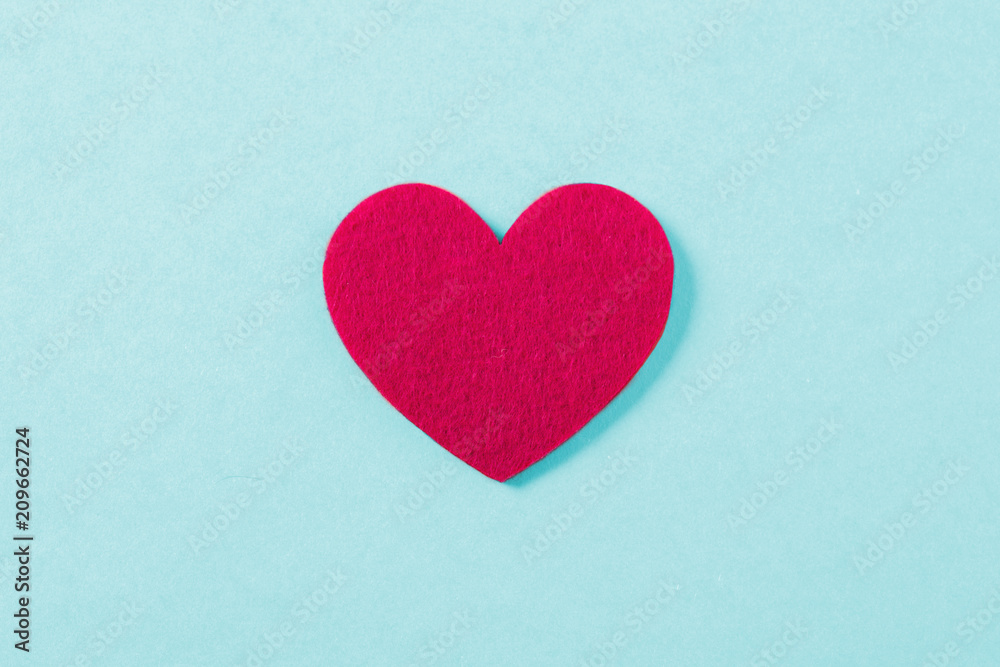 Red heart on color background. minimal concept. Red heart on color background. minimal concept.