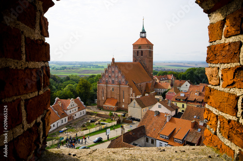Fototapeta Naklejka Na Ścianę i Meble -  Impressive buildings in Reszel, Poland