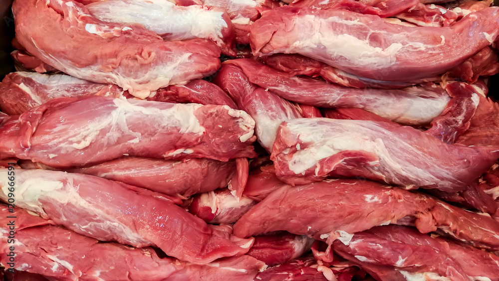 Meat, Raw Food, Beef, Butcher's Shop, Steak Meat, Raw Food, Beef, Butcher's Shop, Steak