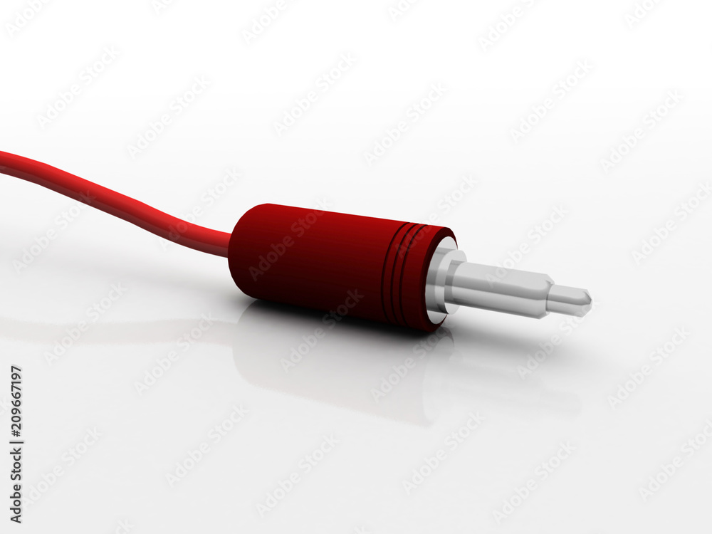3d rendering aux cable 3d rendering aux cable