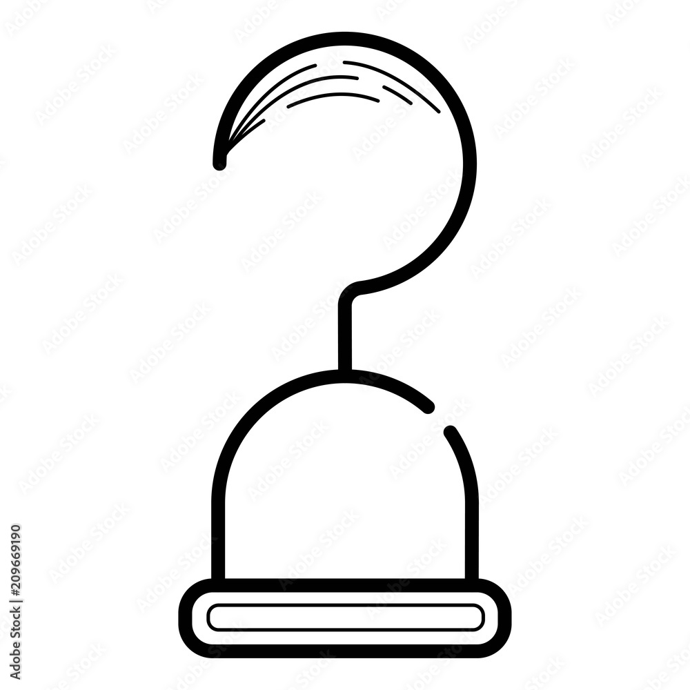 Fototapeta premium Hook icon vector