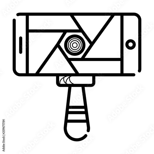 Selfie stick icon