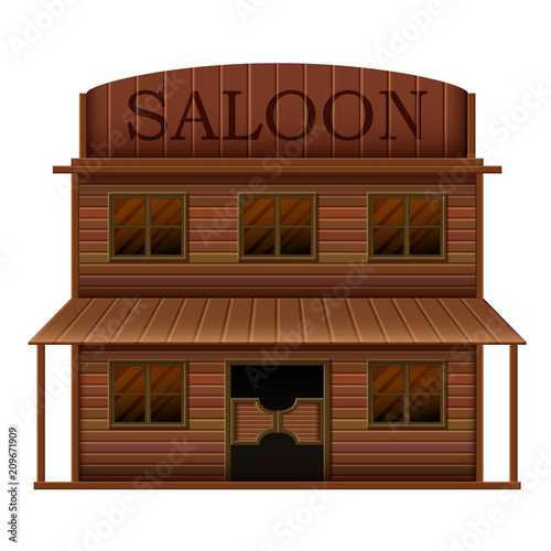 building saloon in western styles