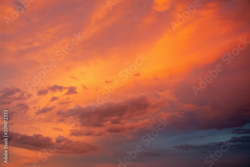 Colorful dramatic sky texture © marketlan