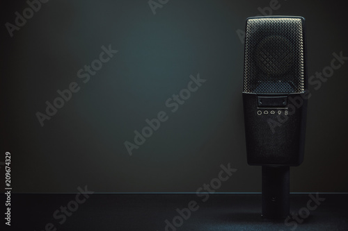 Details of Modern Condenser Microphone photo