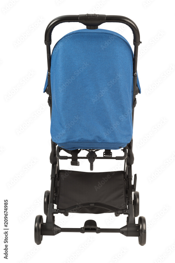 A stroller on a white background, modern design. A stroller on a white background, modern design.