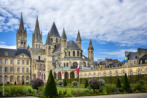 Reims: Abbaye aux Hommes, Champagne, France photo